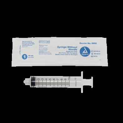 Dynarex Luer Lock Syringe Without Needle, 10 mL