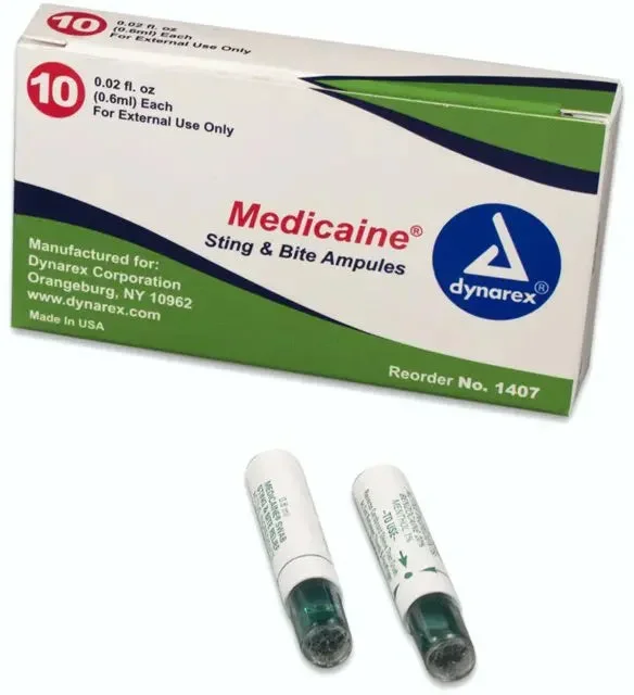 Dynarex Medicaine Sting and Bite Ampules