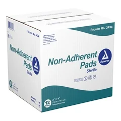 Dynarex Non-Adherent Dressing Sterile, 100 EA/BX - Image 3