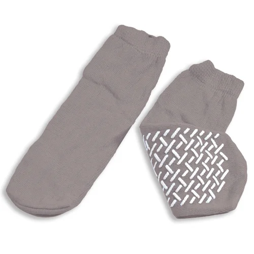 Dynarex Soft Sole Slipper Sock, 2X-Large, Gray, 48/cs