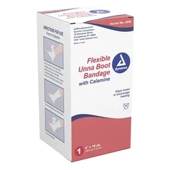 Dynarex Unna Boot Dynarex 4 Inch X 10 Yard Gauze Calamine / Zinc Oxide NonSterile