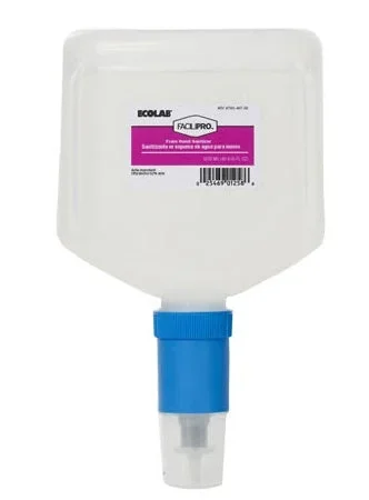 Ecolab Facilipro Hand Sanitizer 750 mL Ethyl Alcohol Foaming Dispenser Refill Bottle – 6100727