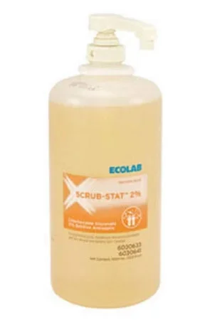Ecolab Scrub-Stat Surgical Scrub 1200 mL Bottle 2% CHG (Chlorhexidine Gluconate) – 6082645