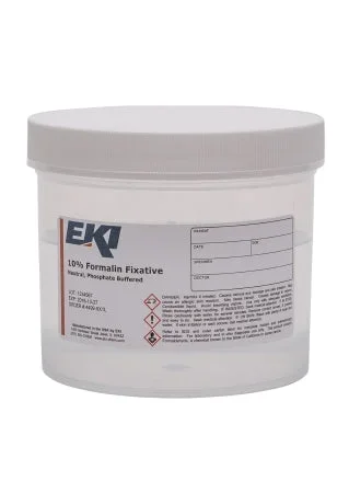 Ek Industries Inc Prefilled Formalin Container Polypropylene Screw Cap 500 mL Fill in 1,000 mL (32 oz.) NonSterile – 24499-9X1L