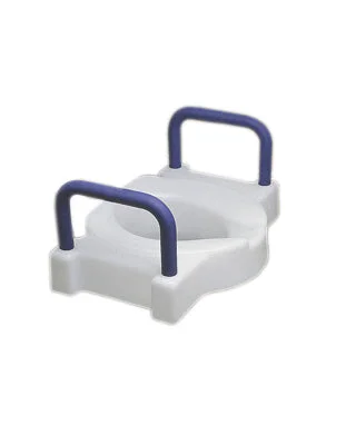 Elevated toilet seat with arms, extra wide – 43-2560