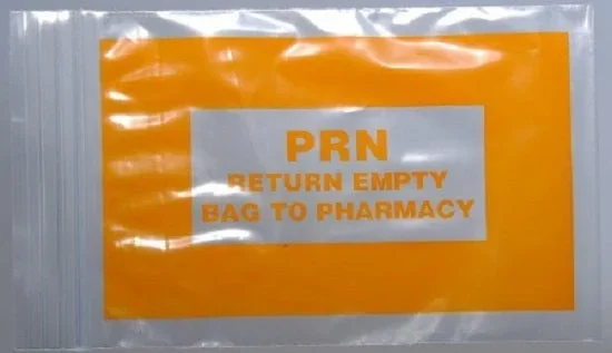 Elkay Plastics Pharmacy Return Bag 3 X 5 Inch LDPE Clear – F20305OPRN