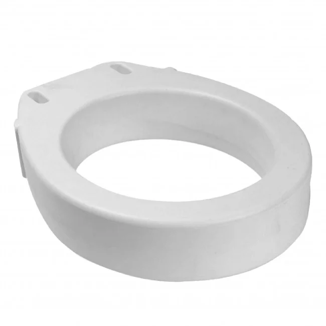 Elongated Raised Toilet Seat without Arms, White, 1pcs/box