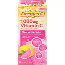 Emergen-C 1000 mg Vitamin C Pink Lemonade Drink Mix 30 count