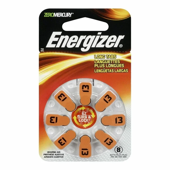 Energizer® EZ Turn & Lock Hearing Aid Battery Size 13