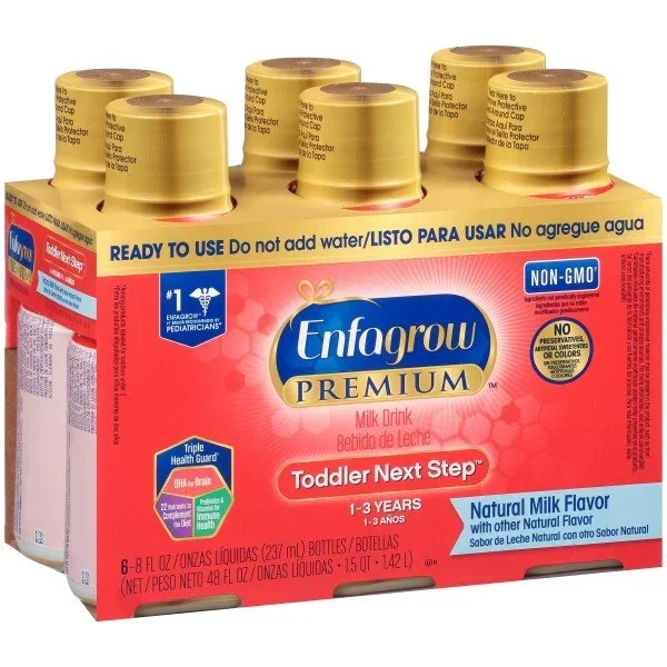 Enfagrow NeuroPro Ready to Use Toddler Nutritional Drink, 8oz. Bottles