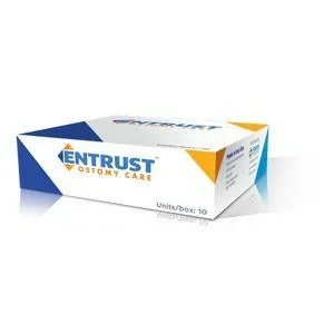 Entrust 1 Piece Pre-cut 3/4″ Stoma Transparent, Standard Wear, 12″