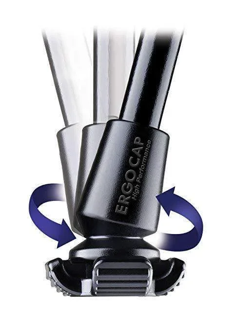 ErgoActives Ergocap High Performance Universal Rubber Crutch Tip