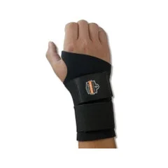 Ergodyne Wrist Support ProFlex® 670 Ambidextrous Double Strap Neoprene Left or Right Hand Black X-Large, 1/EA