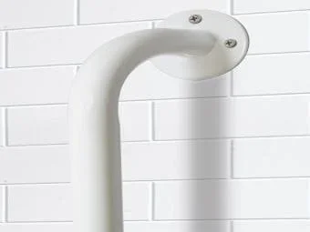 Essential Medical Supply Metal Grab Bar in White Enamel