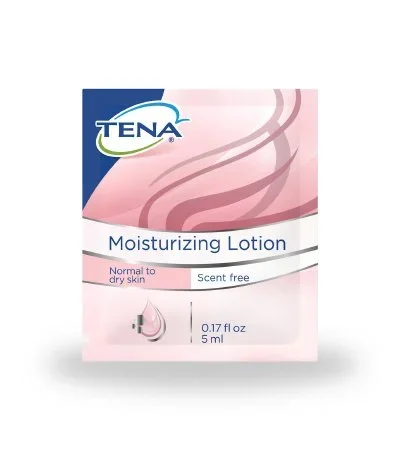 Essity HMS North America Inc Tena Hand and Body Moisturizer TENA 0.17 oz. Individual Packet Unscented Lotion – 64419