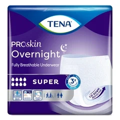 Essity Unisex Adult Absorbent Underwear TENA ProSkin Overnight™ Super Pull On with Tear Away Seams Medium Disposable Heavy Absorbency - Image 3