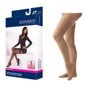 EverSheer Thigh High with Grip-Top, 20-30, Small, Long, Closed, Suntan