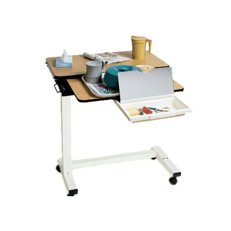 Executive Split-Top Overbed Table