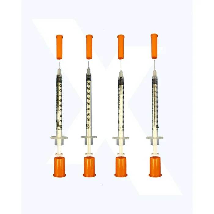 Exel Corporation Insulin Syringe & Needle, 28G x ½”, 1cc