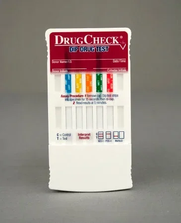 Express Diagnostics DrugCheck Dip Drug Test Drugs of Abuse Test 9-Drug Panel AMP, BZO, COC, mAMP/MET, MTD, OPI300, OXY, PPX, THC Urine Sample FDA 510(k) Cleared 25 Tests – 30901