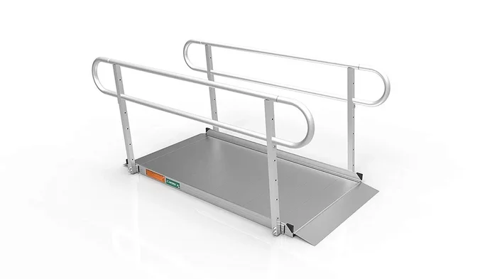 EZ-ACCESS Gateway 3G Portable Solid Surface Mobility Ramps with Two-Line Handrails