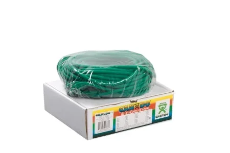 Fabrication Enterprises CanDo Exercise Resistance Tubing Green 100 Foot Length Medium Resistance – 1396597