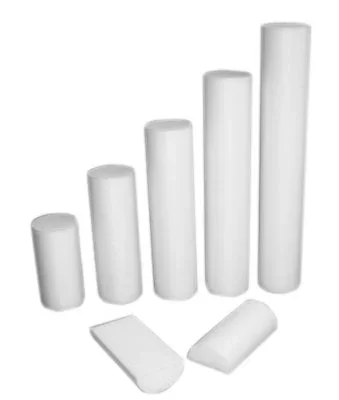 Fabrication Enterprises CanDo Half-Round Therapy Foam Roller Cando White Foam 3 X 36 Inch – 30-2116