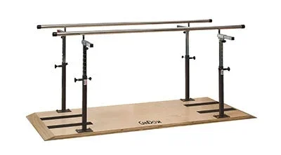Fabrication Enterprises CanDo Parallel Bar Stainless Steel Adjustable Handrails 120 X 26 X 18 Inch – 15-4240