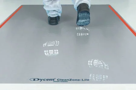 Fabrication Enterprises Dycem CleanZone-Lite Contamination Control Mat 4 X 6 Foot Gray Polymeric Compounds – 50-1703
