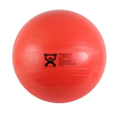Fabrication Enterprises Inflatable Exercise Ball Cando Red 3 Lbs. – 30-1872