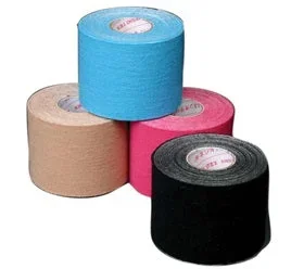 Fabrication Enterprises Kinesio Tex Gold Kinesiology Tape Water Resistant Cotton 2 Inch X 5-1/2 Yard Blue NonSterile – 24-4912