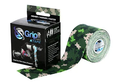 Fabrication Enterprises TAPE, KINESIOLOGY GRIPIT KTAPEADH CAMO 2″X5.5YDS – 24-0130