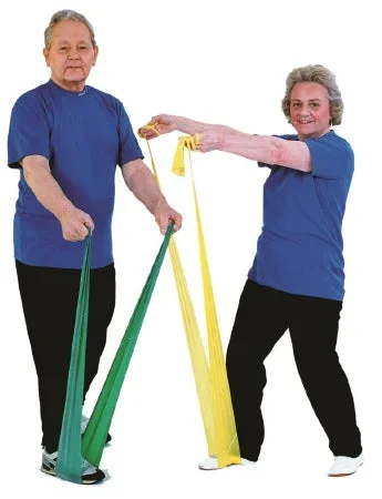 Fabrication Enterprises Thera-Band Exercise Resistance Band Green 25 Yard Medium Resistance – 10-1238