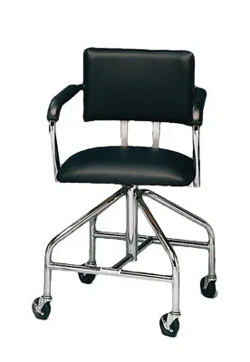 Fabrication Enterprises Whirlpool, Adj Low Boy Chair W/Belt 3″ Casters – 42-1053