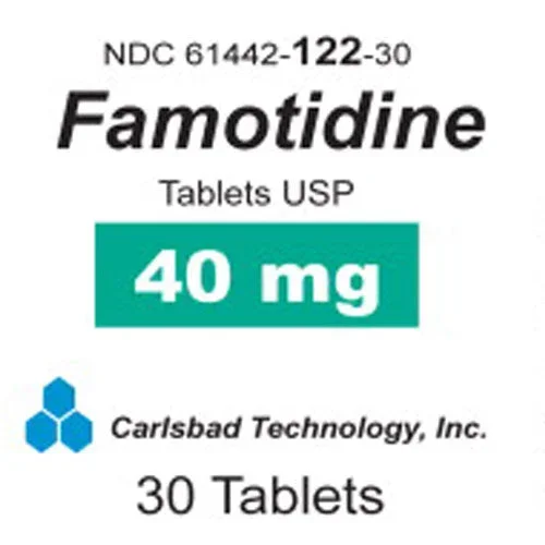 Famotidine 40 mg Acid Reducing Tablets 100 Count (RX)