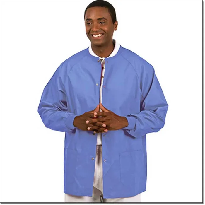 Fashion Seal Healthcare Unisex Fashion Poplin Warm-Up Ciel Blue