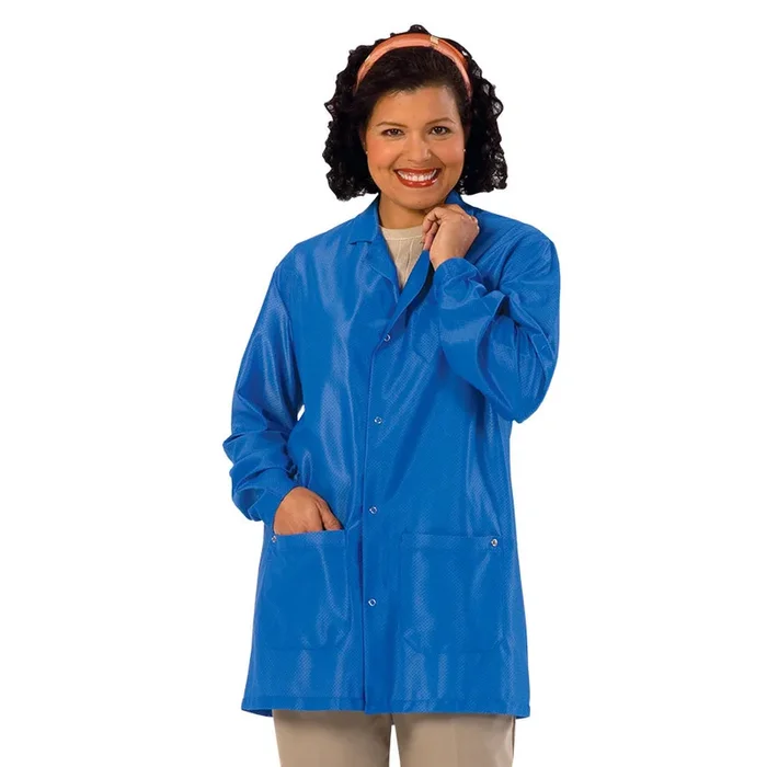 Fashion Seal Healthcare Unisex Work-Stat System Lab Jacket Lapel Collar – Royal