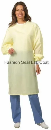 Fashion Seal Uniforms Fashion Shield Protective Procedure Gown 3X-Large Unisex Yellow – 523-3XL