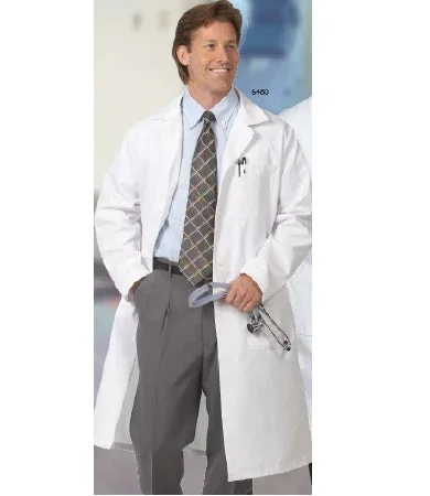 Fashion Seal Uniforms Lab Coat White Size 38 / X-Long Long Sleeves Knee Length – 6480-SZ38