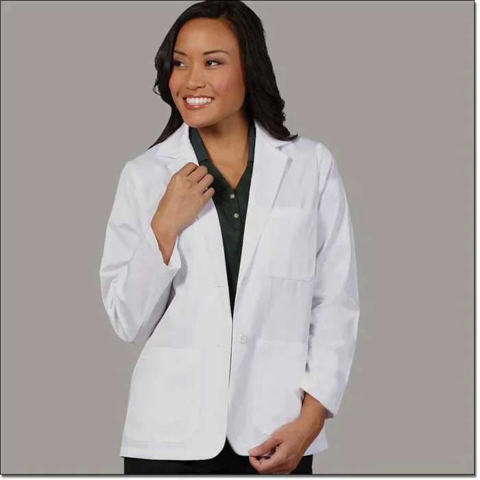 Fashion Seal Women’s Consultation Lab Jacket White