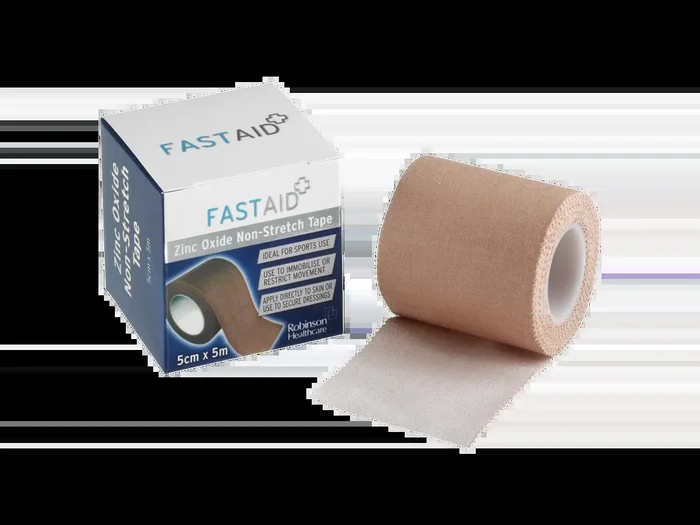 Fast Aid Zinc Oxide Non Stretch Tape 5cm x 5m