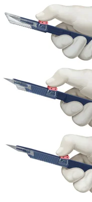 Feather Safeshield Disposable Sterile Scalpel, #22, 10/bx