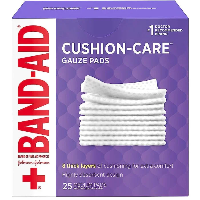 First Aid Gauze Pads, Medium Size 3 x 3, Sterile 10/Box