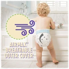 First Quality Cuties® Diapers 16-28 lbs. Size 3, 144/CS - Image 4