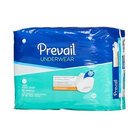 First Quality Prevail Daily Underwear Adult Absorbent Underwear Pull On Large Disposable Moderate Absorbency – PV-513