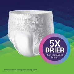 First Quality Prevail for Men Absorbent Underwear with Tear Away Seams, XL, Heavy Absorbency, 16 EA/BG - Image 3
