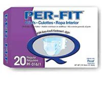 First Quality Prevail PER-FIT Adult Briefs, Regular, 40″ – 49″, 80/cs