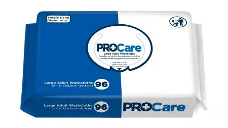 First Quality Procare Personal Wipe ProCare Soft Pack Aloe / Vitamin E Scented 96 Count – CRW-096