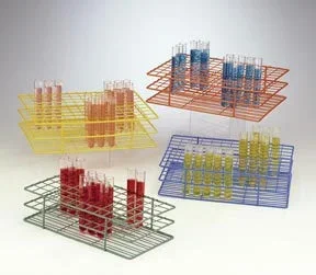Fisher Scientific Bel Art Test Tube Rack 72 Place 10 mm – 13 mm Yellow – 22260542