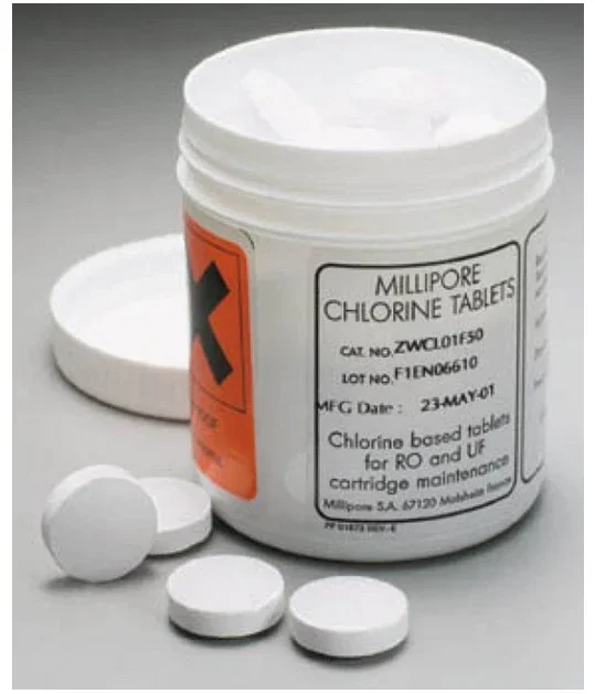 Fisher Scientific Chlorine Cleaning Tablet For Water Purification System – 5874316024
